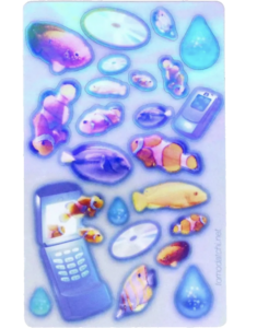 Frutiger Aero Fish & Flip Phones