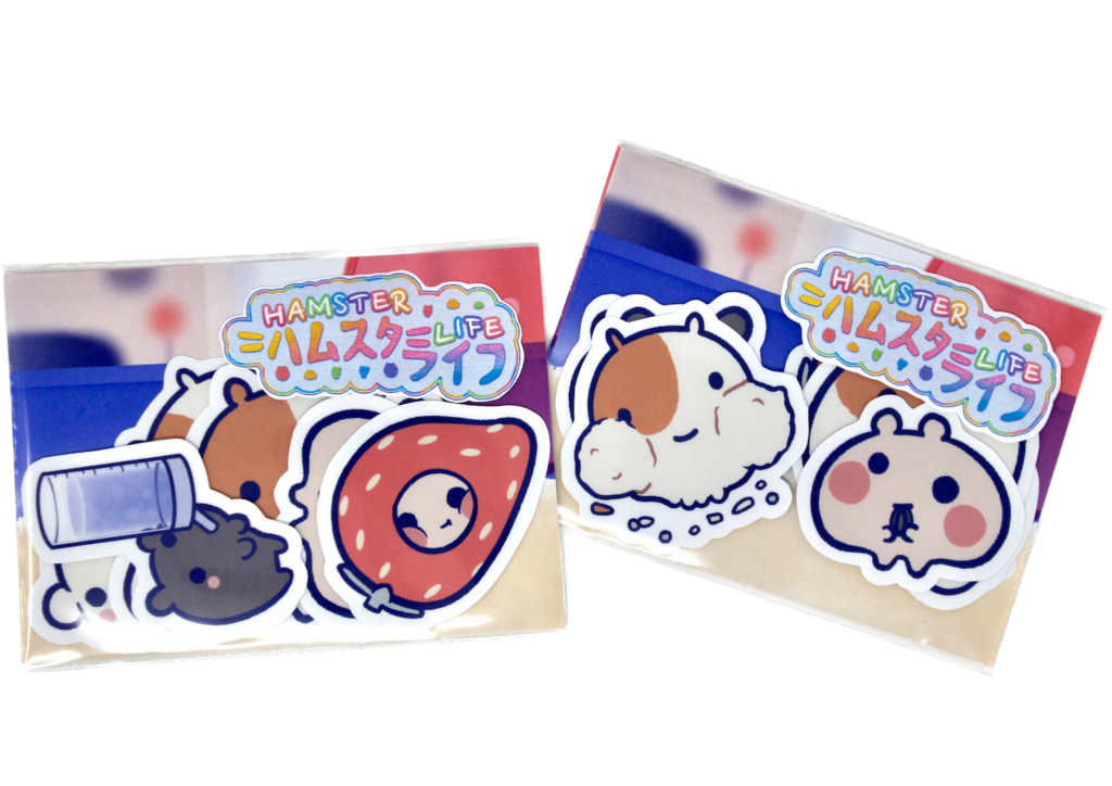 Hamster Life - 8 Stickers Pack