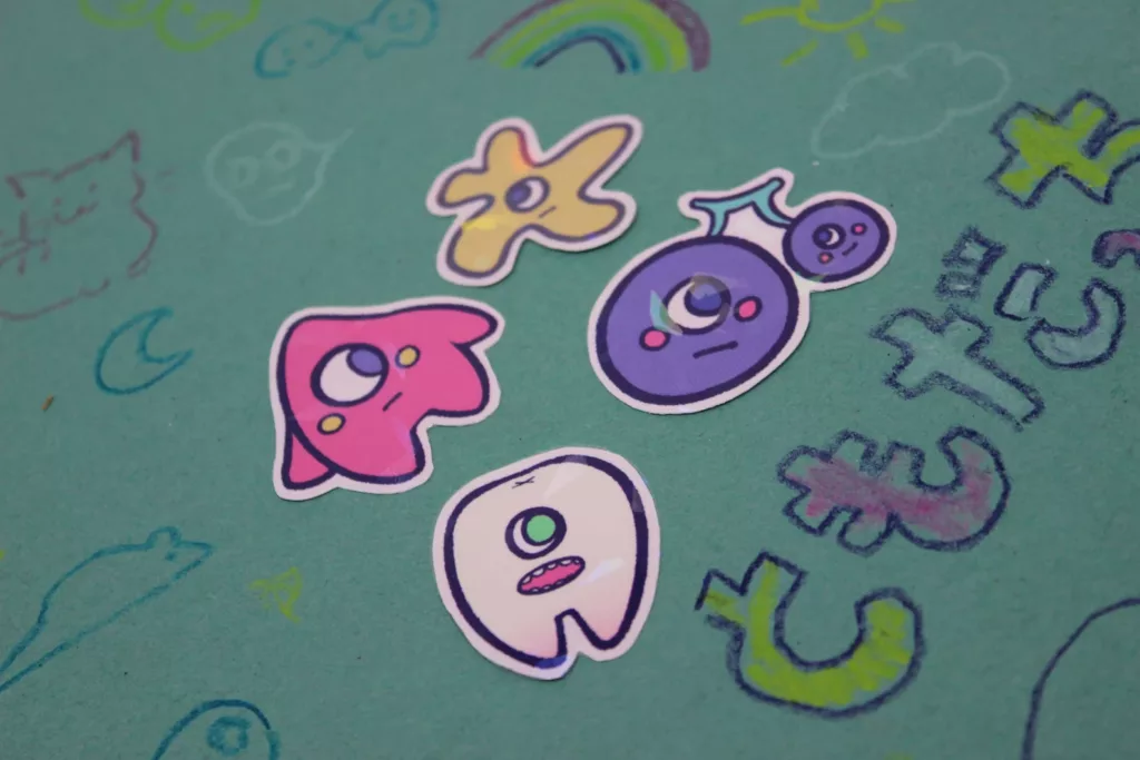 My Tomo (Virtual Friend) - 4 Stickers