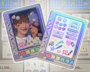Pixel Paint - K-Pop Photocard Toploader Decoration Set