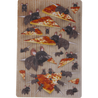 Low Poly Pizza Rats - Large Sticker Sheet